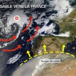 Nuage de sable sur la France